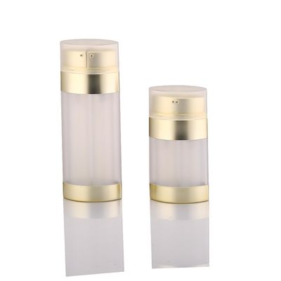 kaufen Luftlose Flasche 30 ml 60 ml Doppelkammer Kunststoff Kosmetikbehälter ODM Vakuum Kosmetikflasche online manufacture