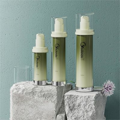 kaufen Customized Logo Luftlose Lotion Pumpe Flasche Für Hautpflege Produkt 3pcs online manufacture