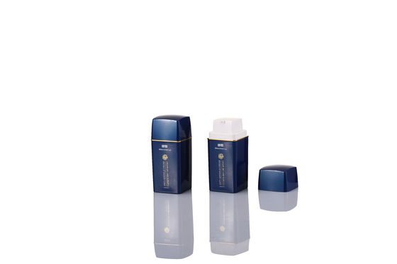kaufen 30 ml Squarelogo Personalisierte Plastikflasche Luftlos Kosmetikflasche Luftlos für Körperpflege online manufacture