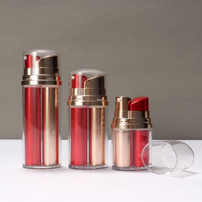 kaufen 2 X 10 ml Plastiklotionspumpe Doppelrohr-Vakuumpumpe Flasche Kosmetik online manufacture