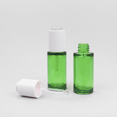 kaufen 30 ml transparente grüne kosmetische Tropffflaschen für ätherische Öle online manufacture