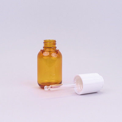 kaufen Amber PETG Plastik-Augentropffflaschen 30 ml mit weißem Tropfdropper für Haarserume online manufacture