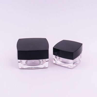 kaufen Quadratische Kosmetik-Acrylgläser Leere Kunststoff-Kosmetikgläser 15g 30g 50g Leere Kunststoff-Kosmetikgläser online manufacture