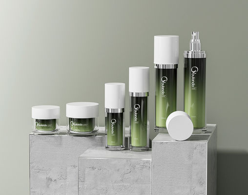 30 ml 50 ml 120 ml Acryl Gesichtscreme Glas und Lotion Flasche Set Kosmetische Verpackung Flasche