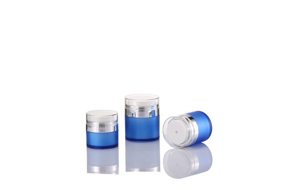 PP-Zentrum-Out-Glas Gesichtscreme-Glas Leer, luftloser Kosmetikbehälter 15ml 30ml 50ml