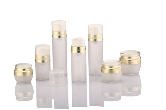 50 ml bis 150 ml Lotion Frosted Airless Pump Flasche Leere Make-up Gläser für Duschflasche