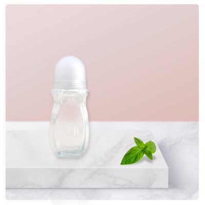 OEM ODM Glas-Rollflaschen Roll auf Flasche Klares Deodorant-Rollbehälter