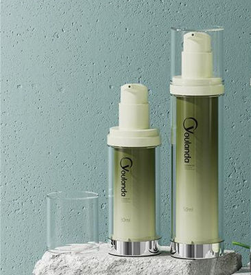 Ersatz Lotion Kunststoff Luftlose Flasche Gesichtscreme Gläser Für Hautpflege Produkt 3pcs