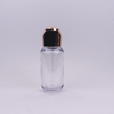 80 ml Luxus-PETG-Tropffdrüser Serum-Flasche Augentropfdrüser Kunststoff mit elektroplattiertem Kopf