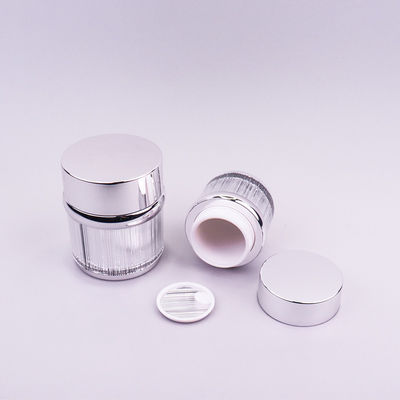 Exquisite 30g 50g Acryl-Kosmetik-Glas für Augencreme mit kundenspezifischer Farbe