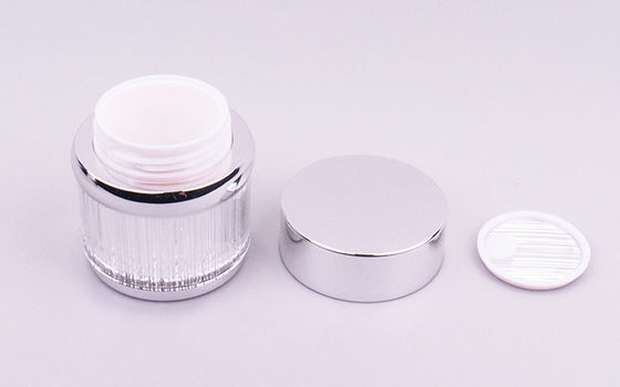 Exquisite 30g 50g Acryl-Kosmetik-Glas für Augencreme mit kundenspezifischer Farbe