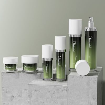 30 ml 50 ml 120 ml Acryl Gesichtscreme Glas und Lotion Flasche Set Kosmetische Verpackung Flasche