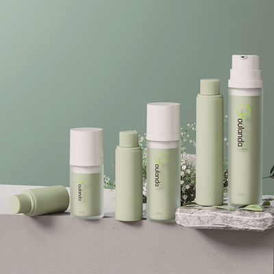 Luftlose Flasche Körperlotion PET 50 ml Luftlose Pumpflaschen Set Kunststoff recycelbare Hautpflege Verpackung