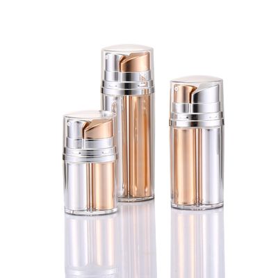 Kunststoffflasche ohne Luft Doppelrohrflaschen ohne Luft Pumpen Flaschen Hautpflege Vakuumflaschen 10ml 20ml 30ml