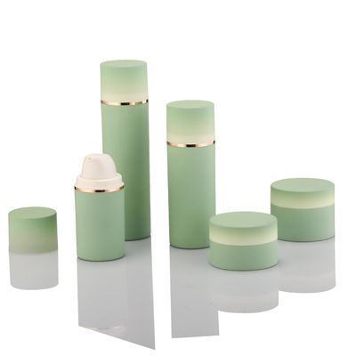 50 ml bis 150 ml Plastikflasche ohne Luft und Glas Set PETG Gesichtscreme Behälter Kundenlogo