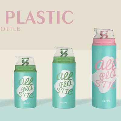 All Plastic Mono Luftlose Flasche Umweltschonende Hautpflege Kosmetische Pumpenflaschen