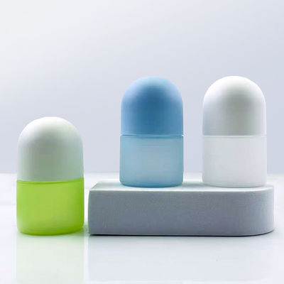 Umweltfreundliche PP 20ml Mini Roll On Parfümflaschen Plastikkugel Flasche für kosmetische Verpackungen
